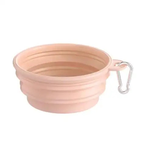The Macaron Travel Bowl | Collapsible & Portable Pet Basin