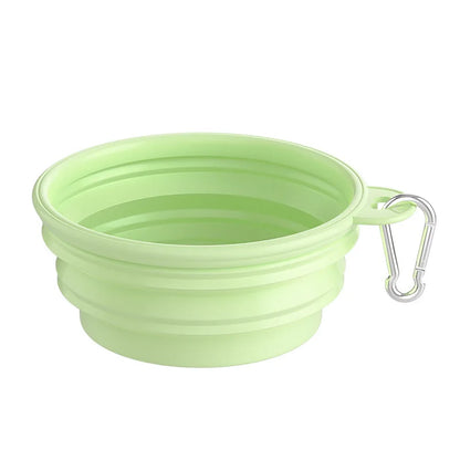 The Macaron Travel Bowl | Collapsible & Portable Pet Basin