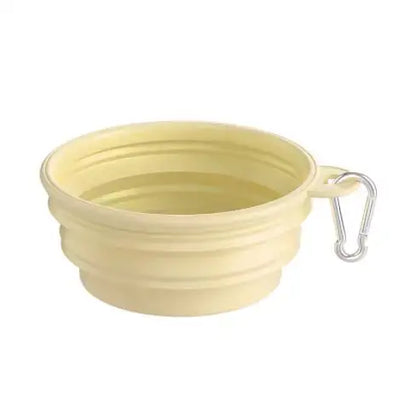 The Macaron Travel Bowl | Collapsible & Portable Pet Basin