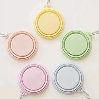 The Macaron Travel Bowl | Collapsible & Portable Pet Basin