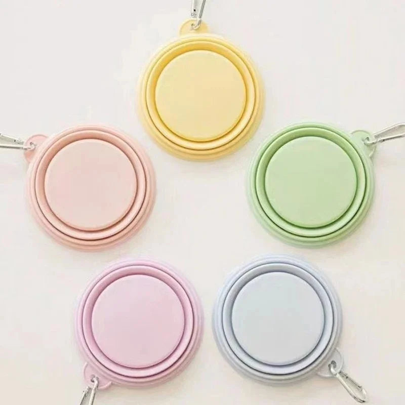 The Macaron Travel Bowl | Collapsible & Portable Pet Basin
