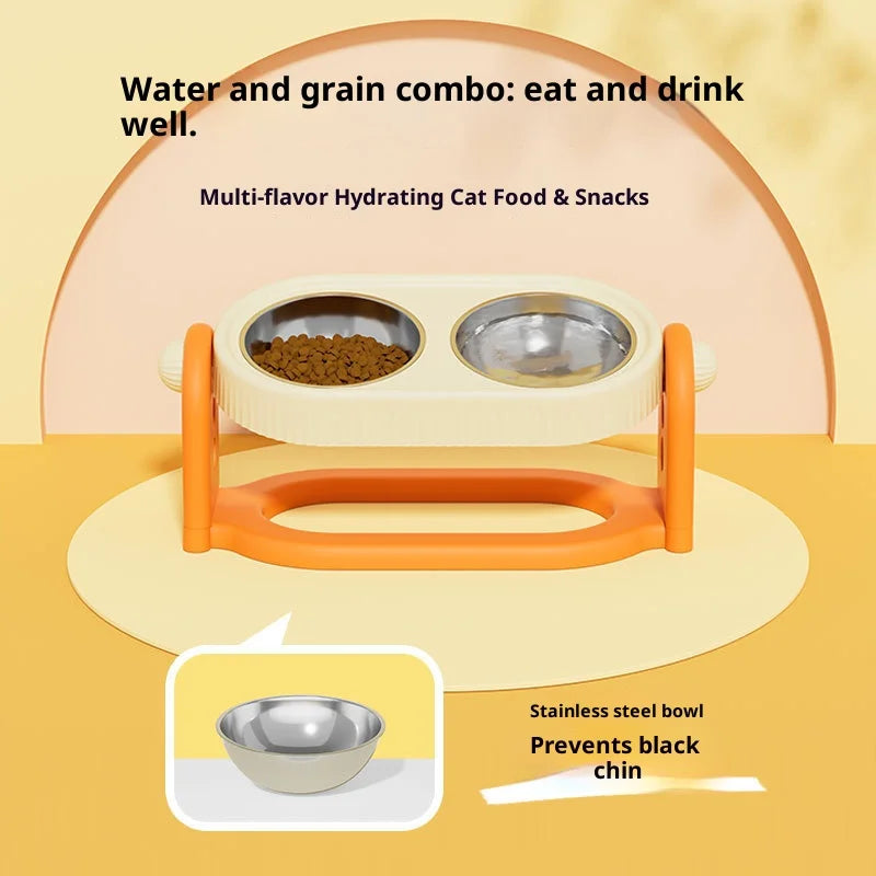 The SleekRise Diner | Adjustable Ergonomic Elevated Feeder